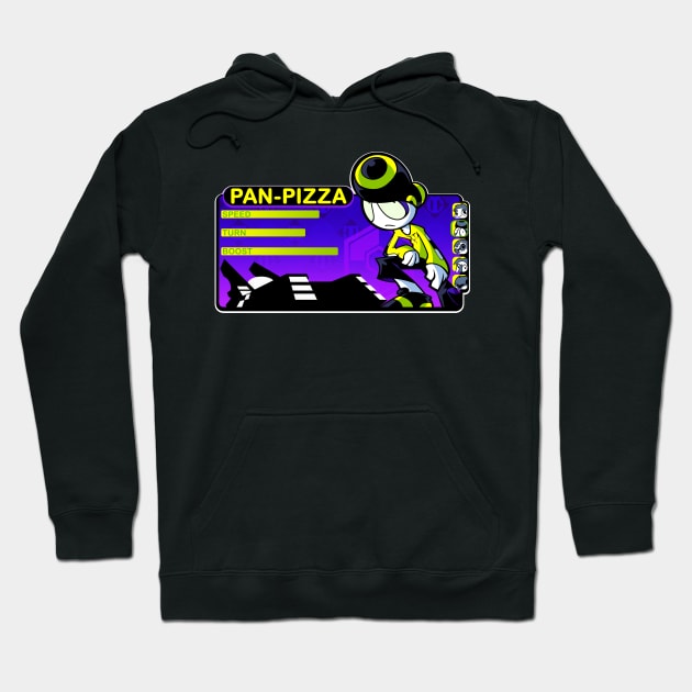 Pan-Pizza Stats Hoodie by RebelTaxi